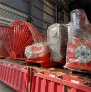 variable frequency cable reels for the crane at a port wharf
